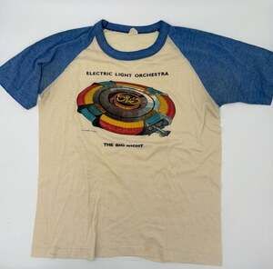 Vintage 1977 Electric‎ Light Orchestra ELO The Big Night Tour Raglan Size L